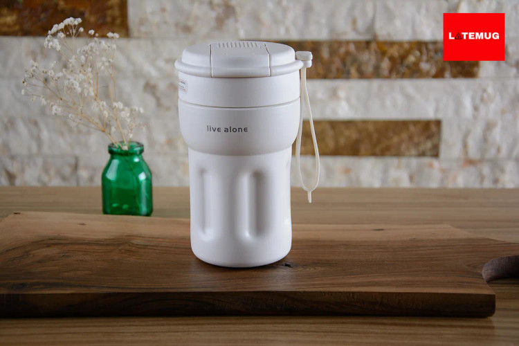 تراول ماگ live alone سفید