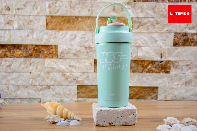 تراول ماگ سطلی دسته دارسبزتیفانی