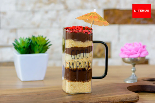 ماگ پیرکس آنتی شک شعله مستقیم مستطیلی دسته دار