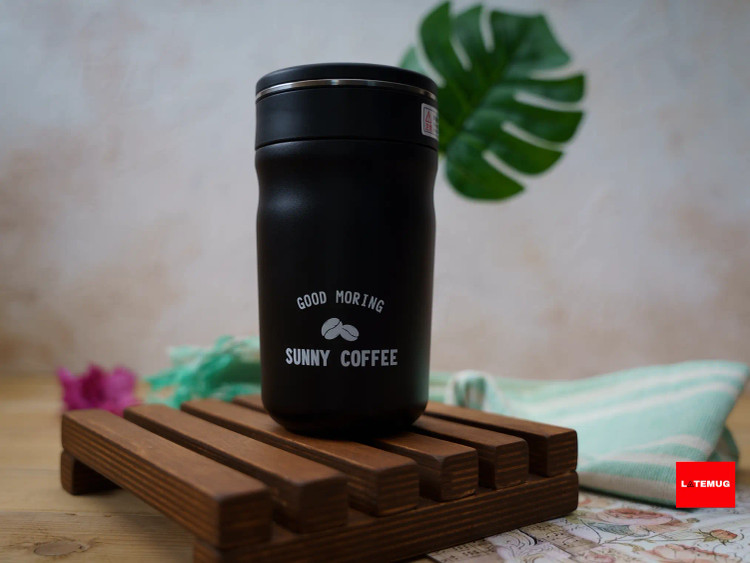 تراول ماگ گودمورنینگ(سانی کافی) مشکی