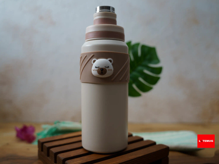 تراول ماگ تدی سفید