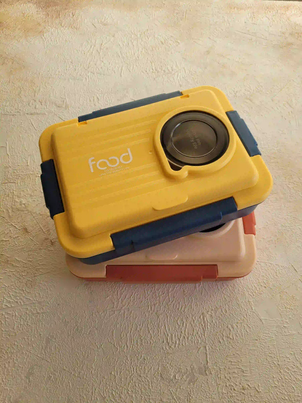 ظرف غذای داخل استیل دوطبقه کاسه دارگنجایش 1250میل