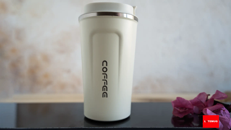 تراول ماگ کافی لیزری رنگ سفید