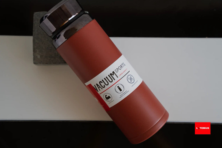 فلاسک استیل ۱لیتری vacuum cup قرمز