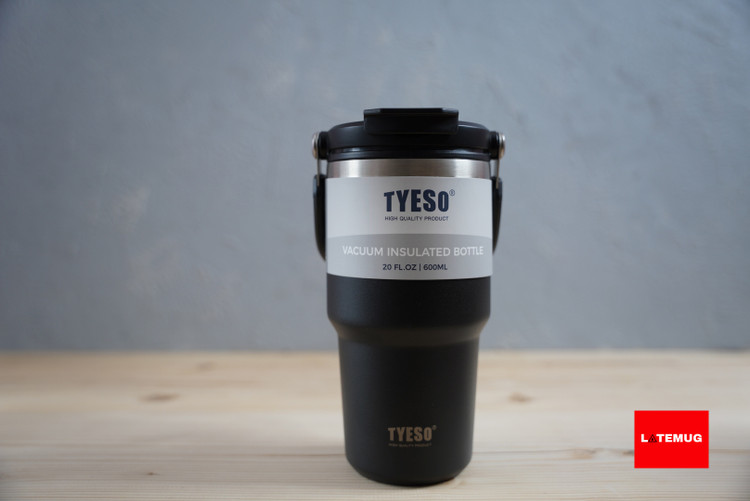 تراول ماگ دوحالته تایسو TYESO حجم ۶۰۰میل رنگ مشکی