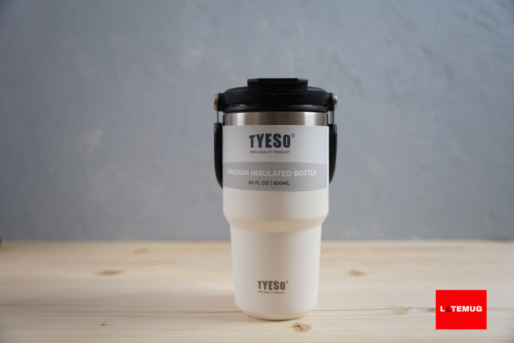 تراول ماگ دو حالته تایسو TYESO حجم ۶۰۰میل رنگ سفید