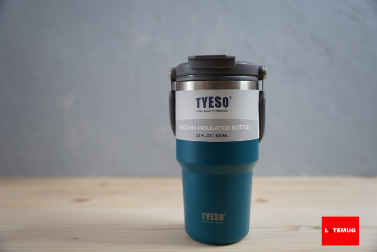 تراول ماگ دو حالته تایسو TYESOحجم ۶۰۰میل رنگ آبی کله غازی