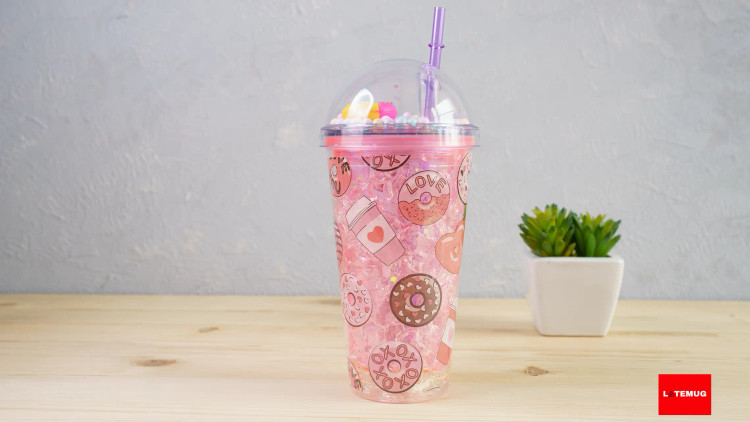 ماگ اسموتی چراغدار(دوناتی)سیلیکاژل دار کد ۲