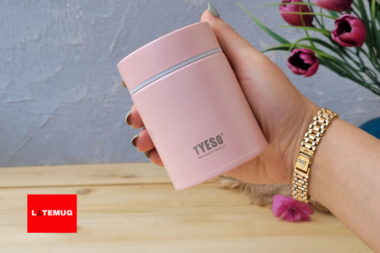 مینی فلاسک(تراولماگ)تایسو TYESO رنگ صورتی