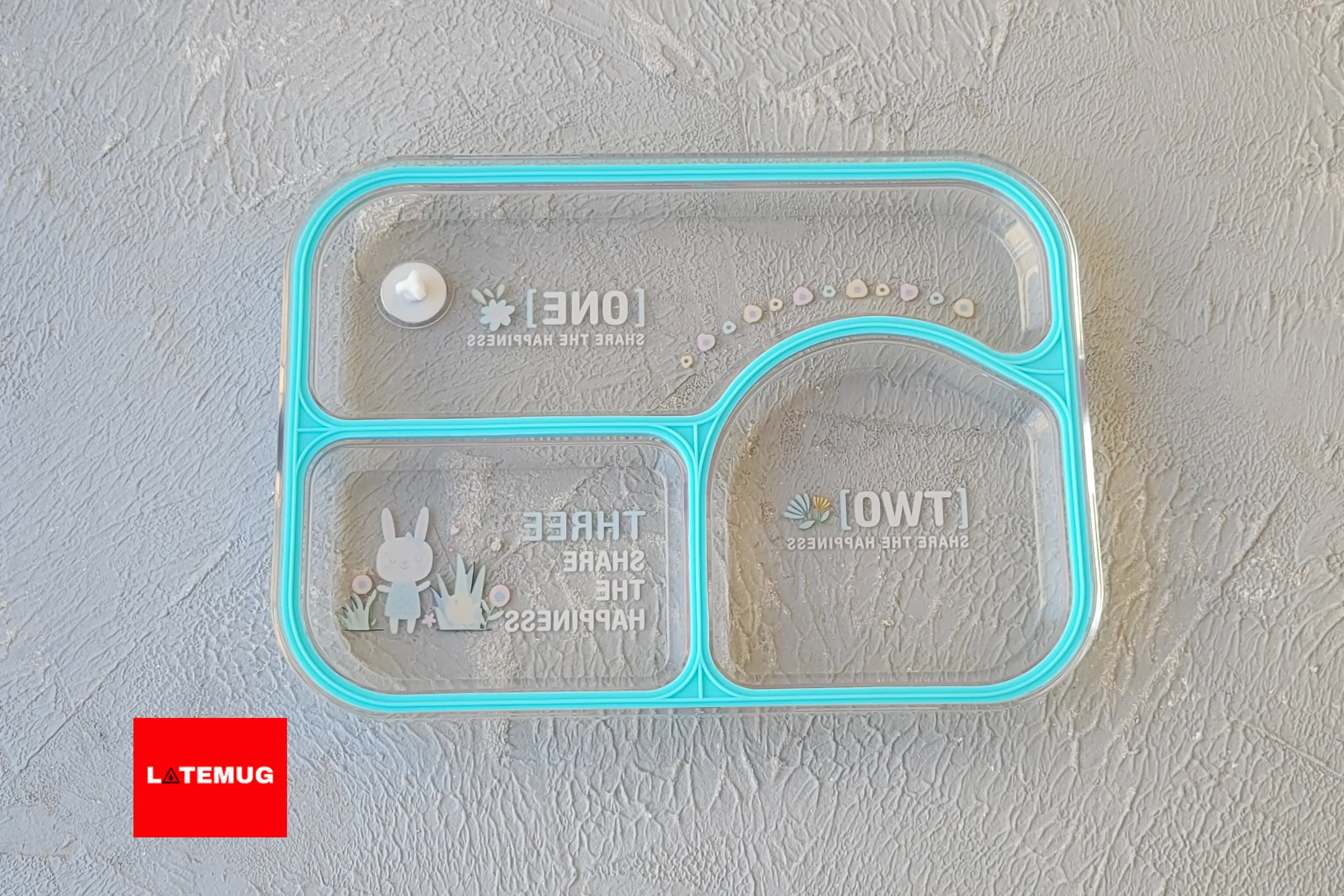 دارای واشر جدا برای هر قسمت روی درب هست بنابراین غذاها نه با هم قاطی، میشن و نه به بیرون نشت میکنن