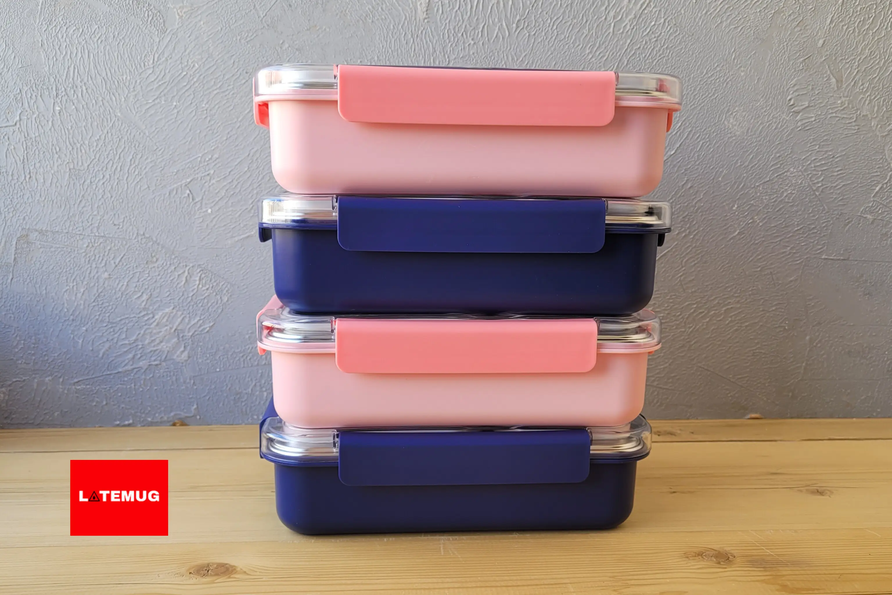 دارای چهار قفل لولایی محکم اطراف ظرف