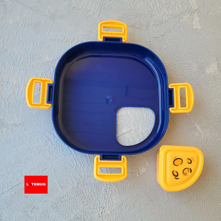 دارای کاسه برای ماست و ترشی و آجیل و 4قفل لولایی محکم